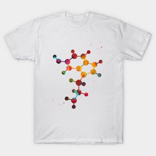 Serotonin Molecule T-Shirt